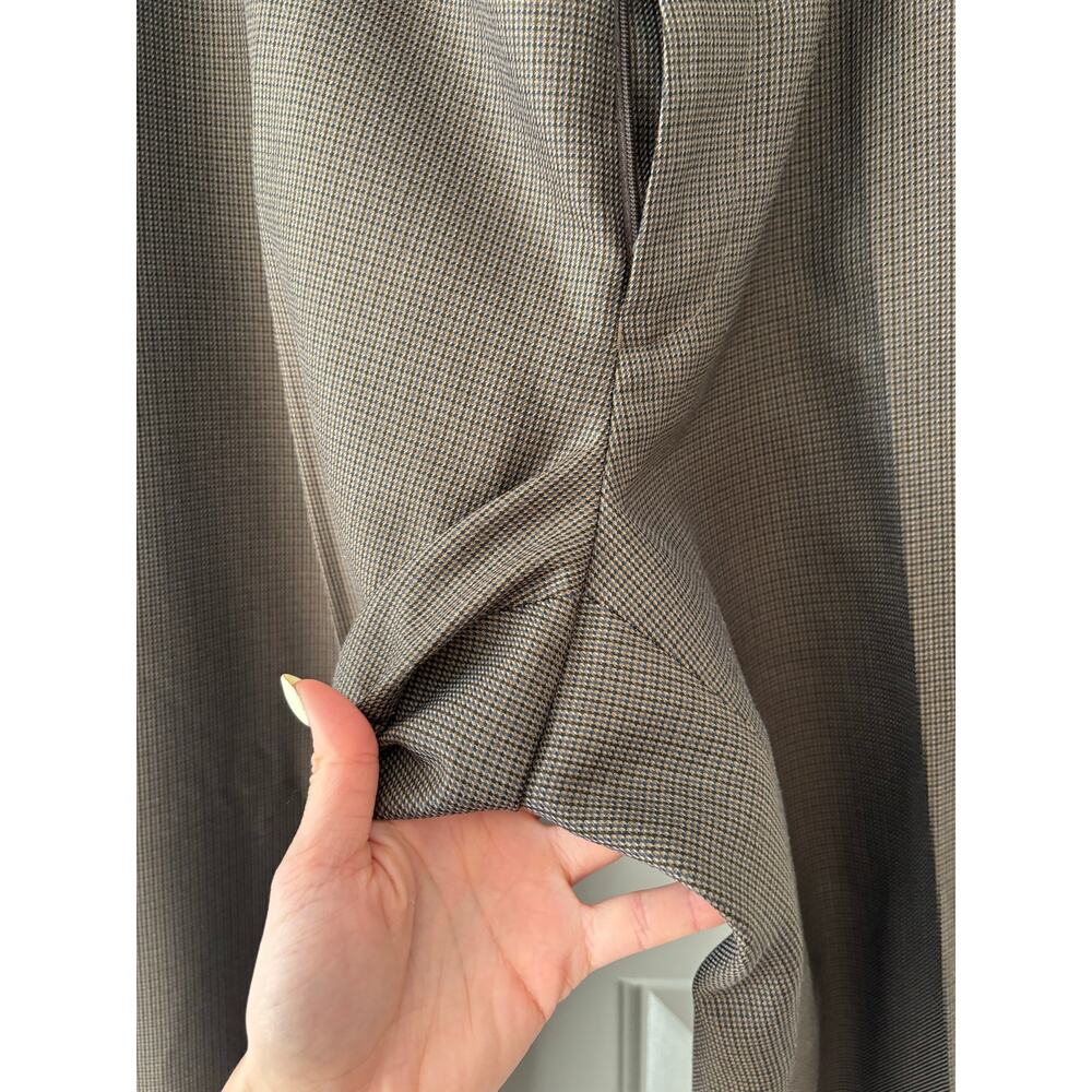 Lauren Ralph Lauren Brown Dress Pants Mens 42x32 Classic Flat Front Wool Blend - Picture 4 of 16